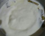 A picture of step 3 of Rasgulla in Rabri.