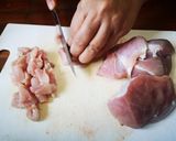 รูปขั้นตอนการทำที่ 2 ของ ผัดมักกะโรนีหมูชิ้น