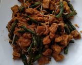 Foto langkah ke 3 dari resep Tumis kacang dan tahu tempe.
