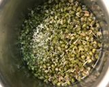 A picture of step 1 of Sprouted moong dal chaat.