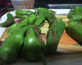A picture of step 1 of Mirch pakora.