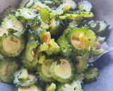 A picture of step 4 of Bitter Gourd Bhaji.