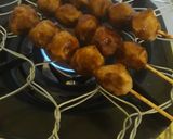 Foto langkah ke 2 dari resep Bakso Bakar kuah saos kacang.