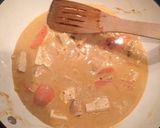 A picture of step 6 of (In a hurry) coconut curry.
