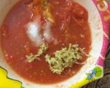 A picture of step 2 of Rice flour paratha with tomato chutney.