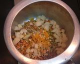 A picture of step 1 of Misal Pav.