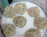 A picture of step 3 of Potato and vegetable kababs.