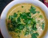 A picture of step 3 of Left Over Dal Chilla.