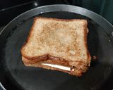 A picture of step 3 of Tricolour sandwich.