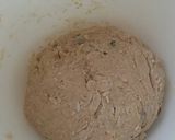 A picture of step 4 of Vickys Boozy Mincemeat Christmas Scones GF DF EF SF NF.