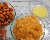 A picture of step 1 of Peanut jaggery chikki.