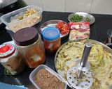 A picture of step 5 of Winter special big size brinjal bartha.