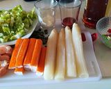 Foto del paso 1 de la receta Salpicón de langostinos y cangrejo