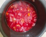 A picture of step 2 of Mix veg soup.
