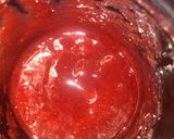 A picture of step 2 of Strawberry Compote/Sauce.