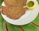 A picture of step 4 of Healthy Ragi Flakes Chilla.