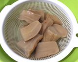 Hình bước làm 1 của món Mì Tim Cật