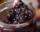 A picture of step 2 of Blueberry Jam Recipe with Less Sugar.