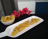 A picture of step 6 of Chana Dal Barfi.
