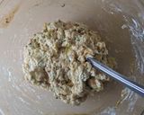 A picture of step 4 of Squash Scones (no butter).