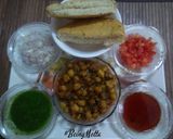 A picture of step 1 of Chhole kulcha pockets.