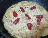 Foto del paso 4 de la receta Tortilla abierta de calabacín