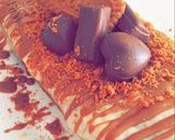 صورة لخطوة 5 من وصفة كعك بالكريمه وزبدة اللوتس 🍰😋