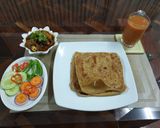 A picture of step 7 of Atta Square Chapo# ThemeChallenge #Coconut Chapati Contest.