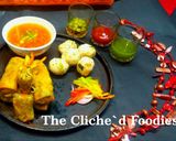 A picture of step 6 of Methi Paratha Chowmein Spring Rolls.