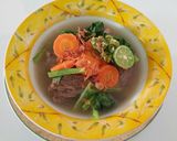 Foto langkah ke 8 dari resep Sop Ayam Kampung ala Om Toing.