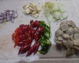 Foto langkah ke 2 dari resep Oseng Buncis Telur Wortel.
