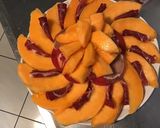 Une image de l'étape 5 de Melon à la coppa et pancetta.