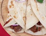 A picture of step 7 of Beef Paratha Rolls ❤🌯🥒🥬🧅.