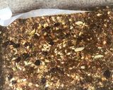 A picture of step 5 of Rakshabandhan sugar free squares.