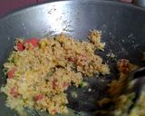 Foto langkah ke 3 dari resep Nasi Goreng Korea / Korean Egg Fried Rice.