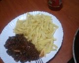 A picture of step 6 of Wetfry Liver with chips #authormarathon.