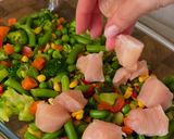 Фото кроку 3 до Запіканка з куркою і овочами.