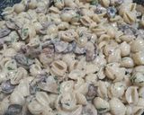 Foto del paso 7 de la receta: Pasta de caracol con champiñones, crema y chipotle