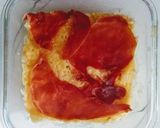 Foto del paso 3 de la receta: Tortica de yuca con jamón serrano