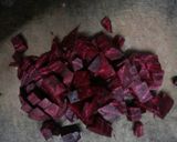 A picture of step 2 of Beetroot chutney.