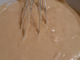 Queque de yogurt con pera y manzana