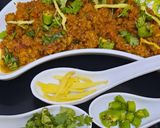 A picture of step 5 of Mutton Qeema karahi😋😋.