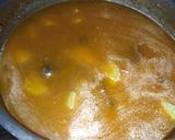 A picture of step 3 of Alo gosht shorba.