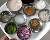 A picture of step 1 of Beetroot thalipeeth.