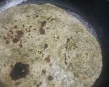 A picture of step 2 of Methi ka paratha.