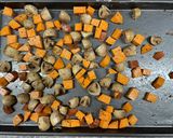 A picture of step 2 of Sweet Chili Roasted Veg Bowl.