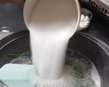 A picture of step 5 of Banana in Coconut Jelly (Woon Kluay Buat Chee).