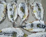 Une image de l'étape 5 de Filet de sardine au four.