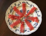 A picture of step 1 of California Farm Raw Tuna Toppings.