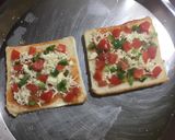 A picture of step 3 of Vegetable Cheese Toast.